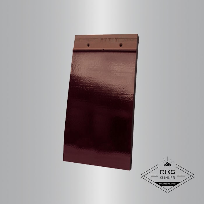 Керамическая черепица Koramic, Plain Tile Smooth, Wine Red Glazed в Саратове